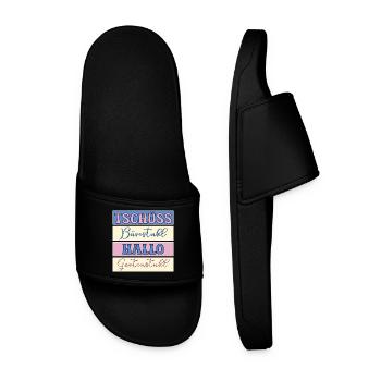 AU REVOIR, BONJOUR JARDIN DE BUREAU - Claquettes Homme - noir - Devant
