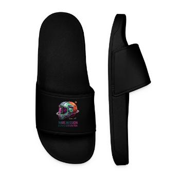 Mars Mission - Men’s Pool Sliders - black - Front