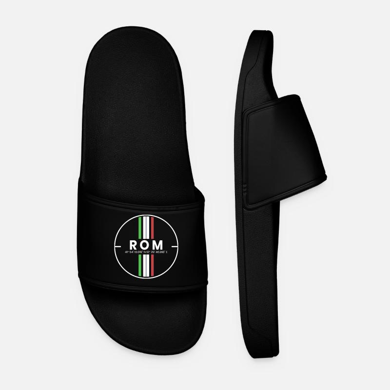 Rome Coordinates - Men’s Pool Sliders - black