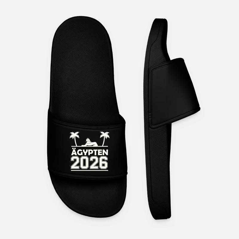 Egypten 2026 Silhuet - Badesandaler til mænd - sort