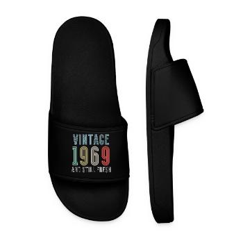 1969 vintage - Men’s Pool Sliders - black - Front
