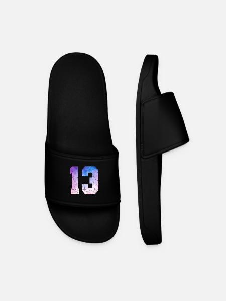 Issue 13 – 13th Anniversary Gift - Men’s Pool Sliders - black