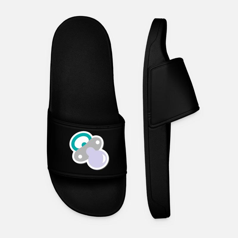 Pacifier - Men’s Pool Sliders - black