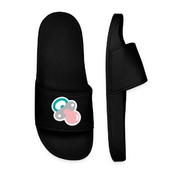 Pacifier - Men’s Pool Sliders - black - Front