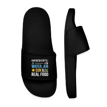 Nutrition Health Sports - Men’s Pool Sliders - black - Front
