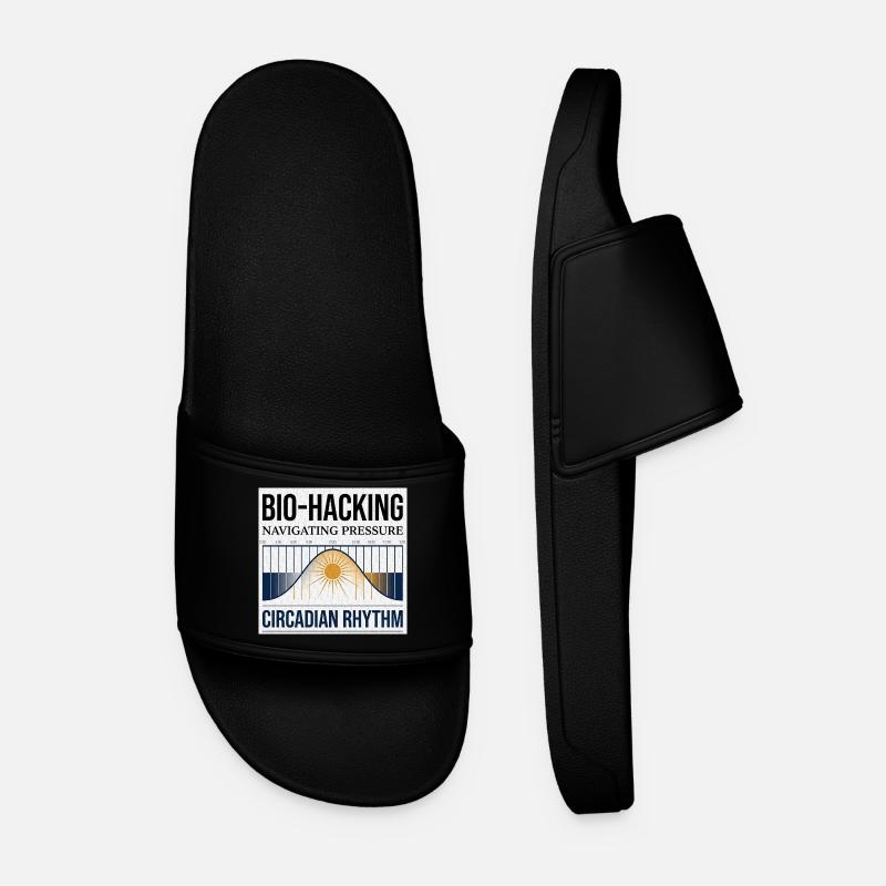 Bio Hacking - Men’s Pool Sliders - black