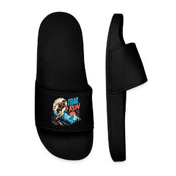 course sur sentier - Claquettes Homme - noir - Devant