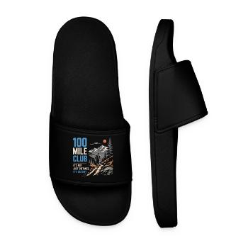 Trail Running - Club du 100 miles - Claquettes Homme - noir - Devant