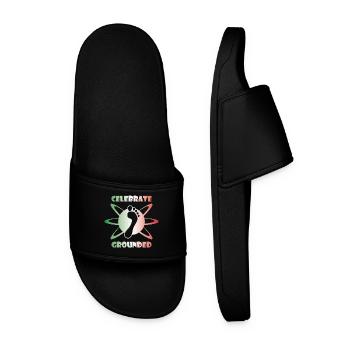 Barefoot GroundedOne_1_italy - Men’s Pool Sliders - black - Front