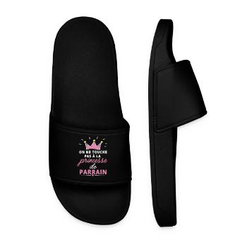 Princesse de parrain - Claquettes Homme - noir - Devant