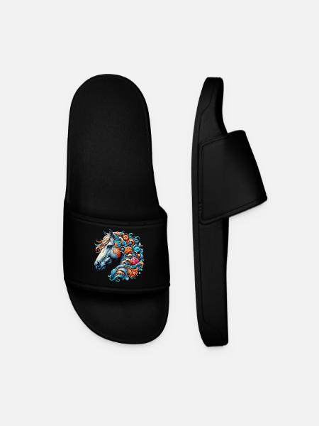 Cheval - Claquettes Homme - noir