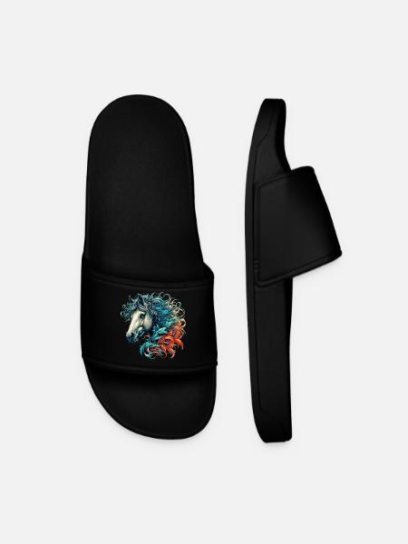 Cheval - Claquettes Homme - noir
