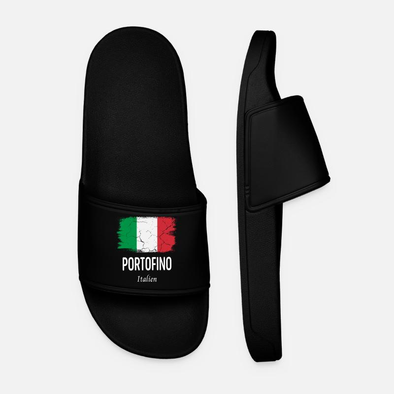 Portofino - Männer Badelatschen - Schwarz