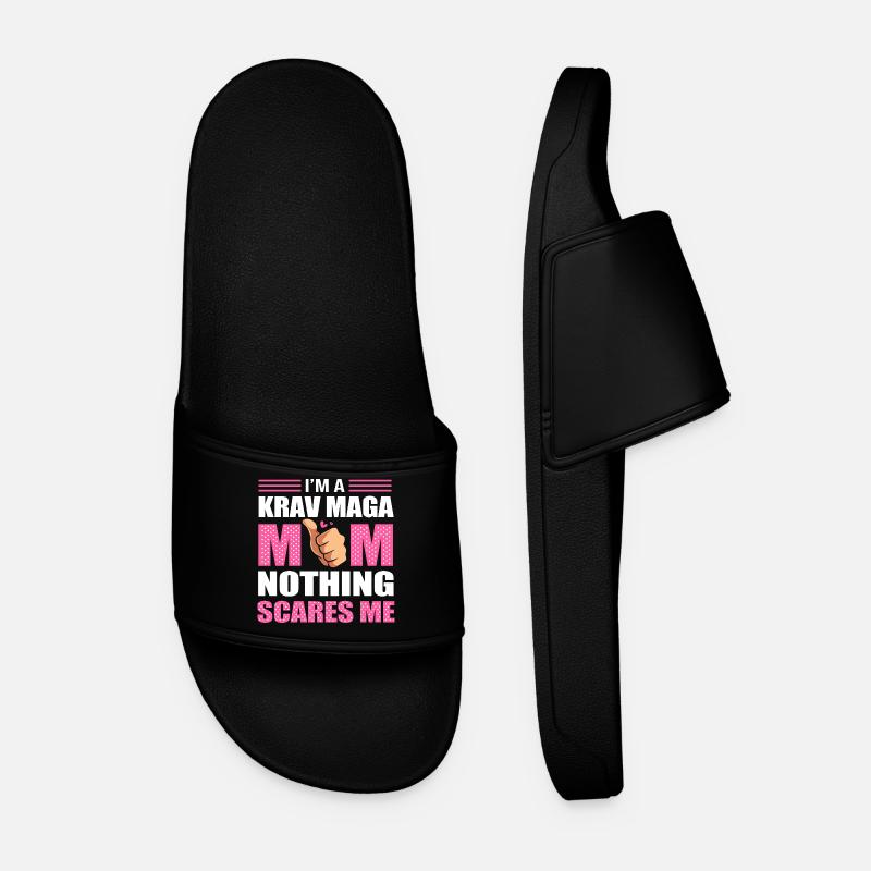 Krav Maga - Männer Badelatschen - Schwarz