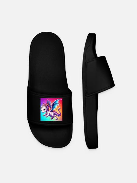 dragon - Men’s Pool Sliders - black