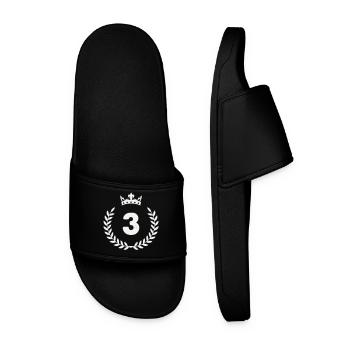 3_kranz_krone- - Men’s Pool Sliders - black - Front