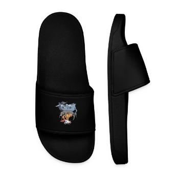 Worth A Try - Men’s Pool Sliders - black - Front