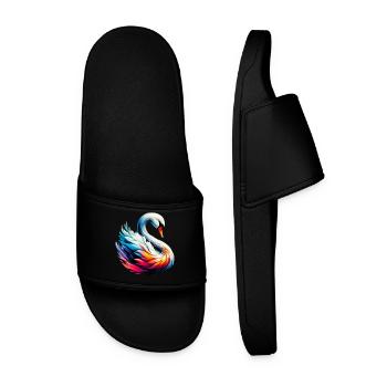 Swan - Men’s Pool Sliders - black - Front