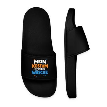 Mon costume est dans la blanchisserie Carnaval Carnaval - Claquettes Homme - noir - Devant