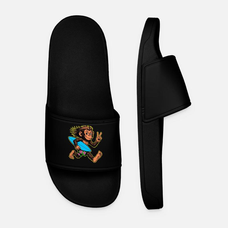 Surfing Monkey Surf Vibes - Ciabatte per il mare da uomo - nero