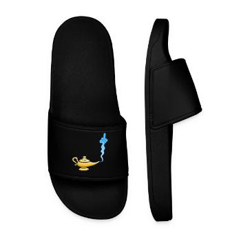 Le mauvais génie - Claquettes Homme - noir - Devant
