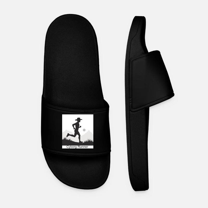 Cyborg Runner - Men’s Pool Sliders - black