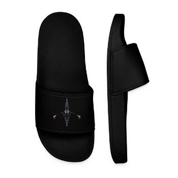 Row - Men’s Pool Sliders - black - Front
