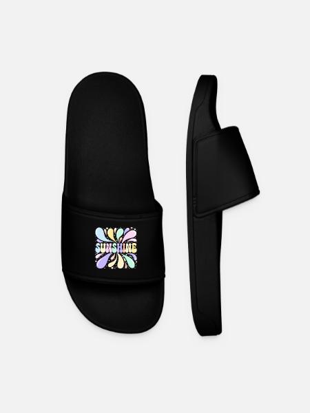 Sunshine Pastel et Éclats - Claquettes Homme - noir