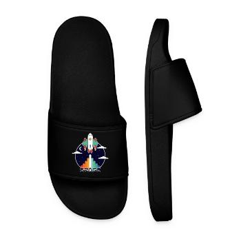 Espace et rétro - Claquettes Homme - noir - Devant