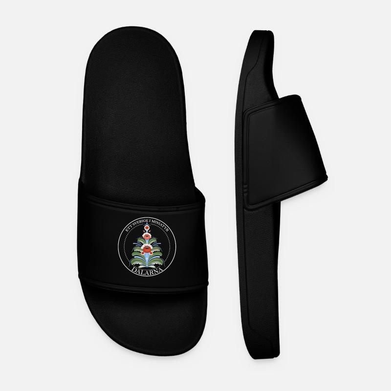 Texte blanc kurde de Dalian - Claquettes Homme - noir