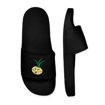 Funny Onion - Men’s Pool Sliders - black - Front