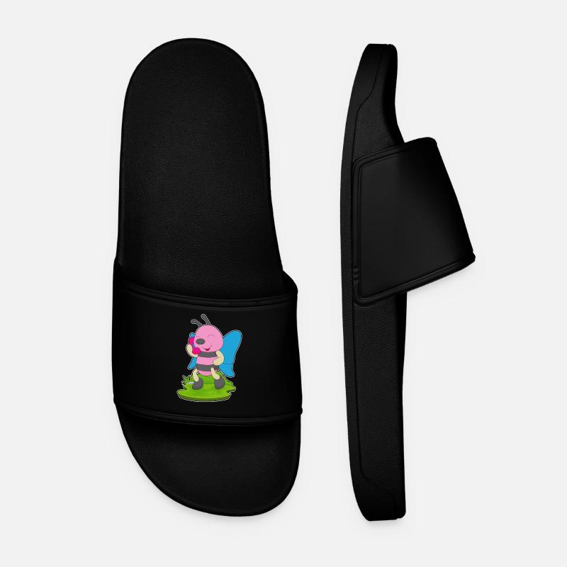Butterfly Phone - Men’s Pool Sliders - black
