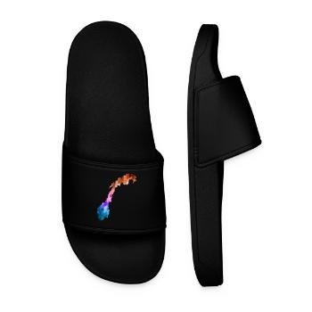 Norway - Norge - Norway - Flag - Scandinavia - Men’s Pool Sliders - black - Front