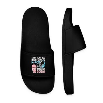 K-Pop Musique pop coréenne Bubble Tea Boba - Claquettes Homme - noir - Devant
