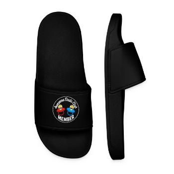 Awesome Dads Club Membre du Dads' Club - Claquettes Homme - noir - Devant