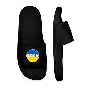 Ally Ukraine - Men’s Pool Sliders - black - Front