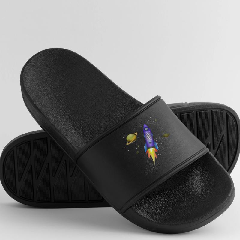 Fusée dans l'espace Claquettes Homme