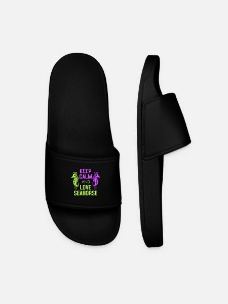 Seahorse - Men’s Pool Sliders - black