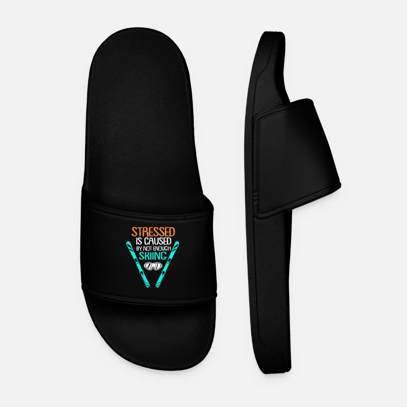 Ski Ski Ski Ski Ski - Claquettes Homme - noir