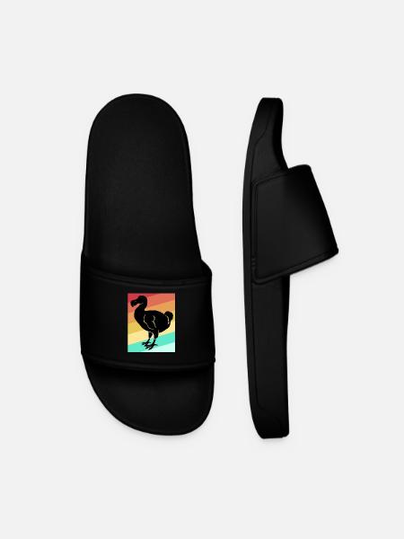 Dodo cadeau oiseau origine primitive fossil archéologie Geek - Claquettes Homme - noir