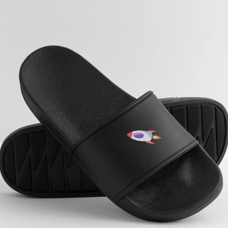 Space Rocket Pop Comic Claquettes Homme