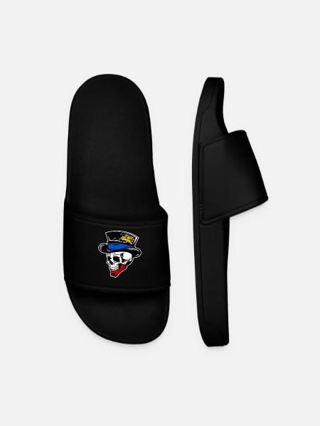 Skull Rostock - Men’s Pool Sliders - black