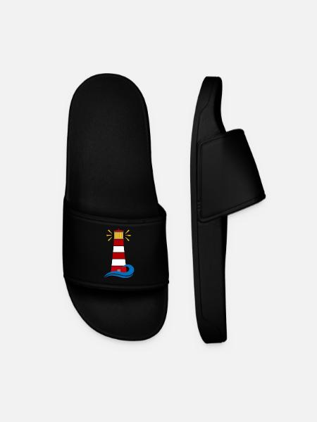 lighthouse - Men’s Pool Sliders - black
