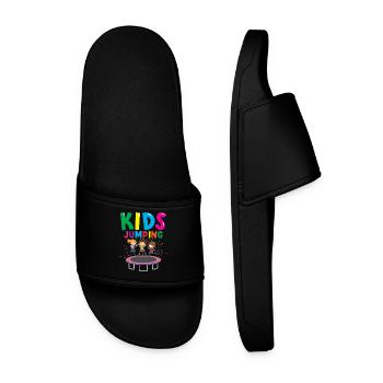 Jumping Kids Trampoline Enfants Jumpen Fitness - Claquettes Homme - noir - Devant