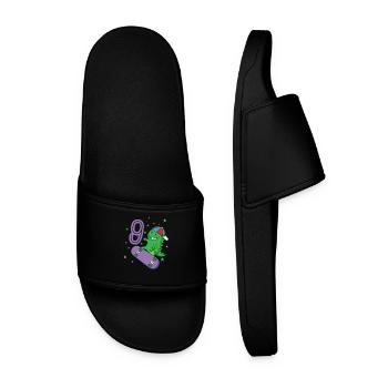 9ème anniversaire Dino monster patiner Cappi - Claquettes Homme - noir - Devant