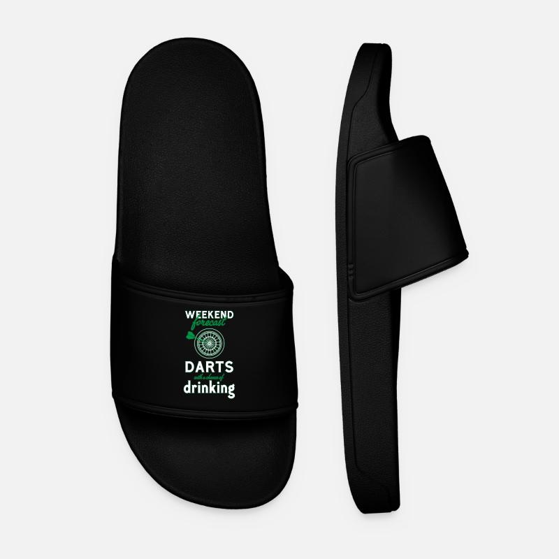 Darts darts - Men’s Pool Sliders - black