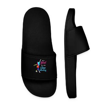 Patineuse patineuse patineur - Claquettes Homme - noir - Devant