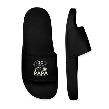 that's what a really cool dad looks like from Father's Day - Men’s Pool Sliders - black - Front
