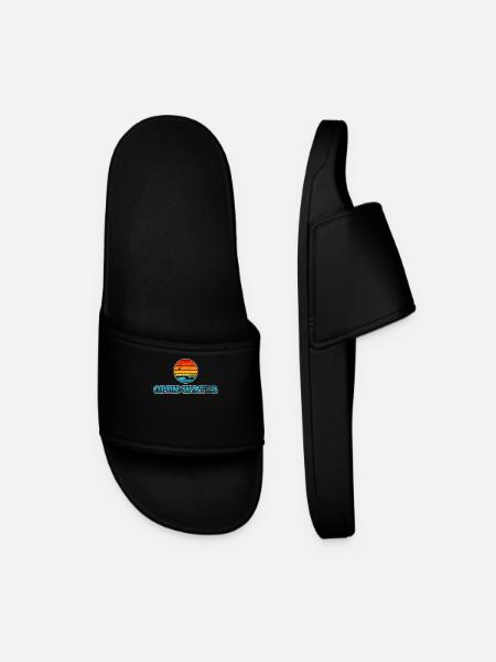 Swimming open water - Men’s Pool Sliders - black