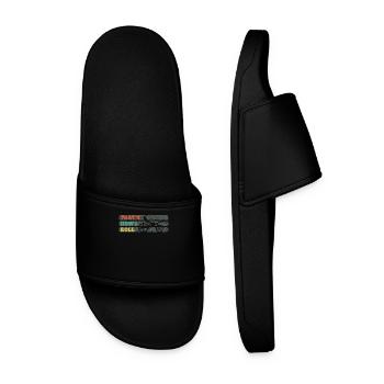 Bike tour - Men’s Pool Sliders - black - Front